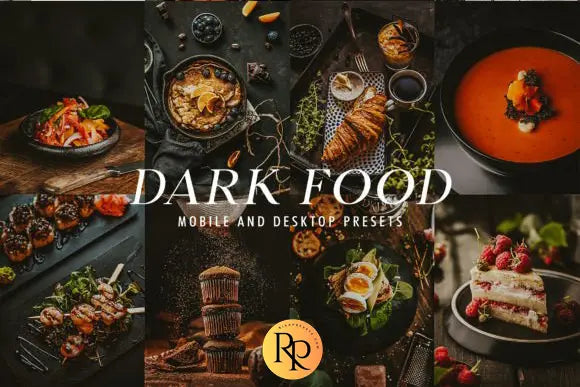 10 Dark Food Lightroom Presets